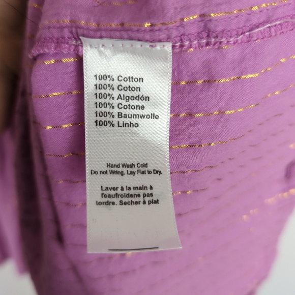 Emerson Fry Pink Lavender Lurex Isla Dress - Picture 7 of 10